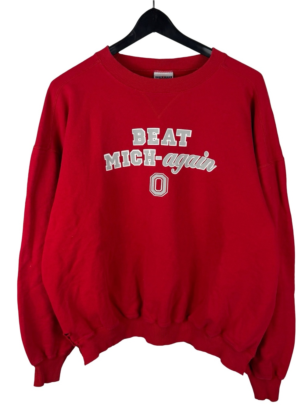 Vintage 90s Jerzees Ohio State Buckeyes Beat Michigan Sweatshirt Size XL